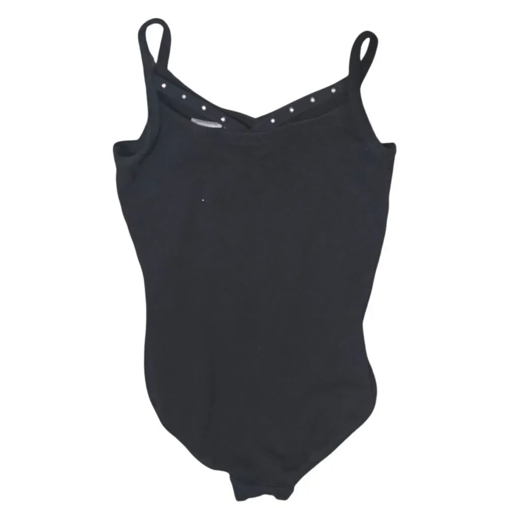 Girls Black Dance Leotards 2 Pc Bundle